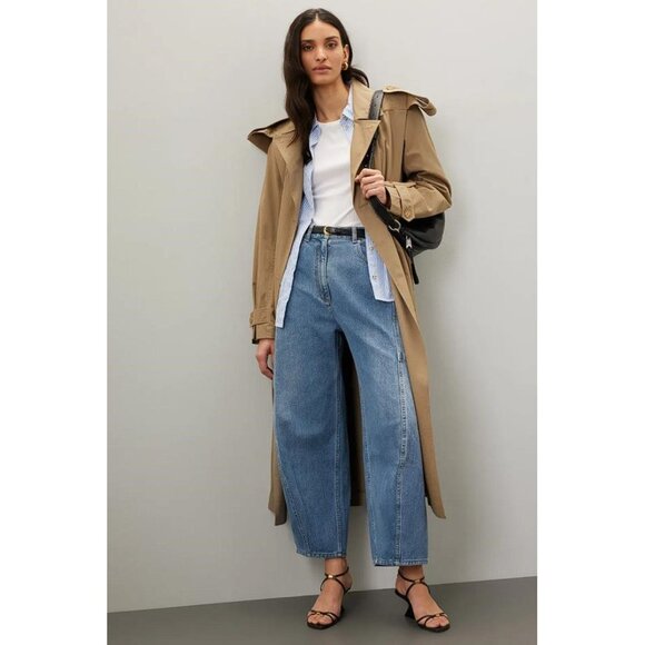 TIBI Women's Classic Wash Sid Jeans Size 25 In Blue - Picture 2 of 8